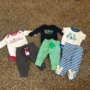 3 month “My First” outfits.